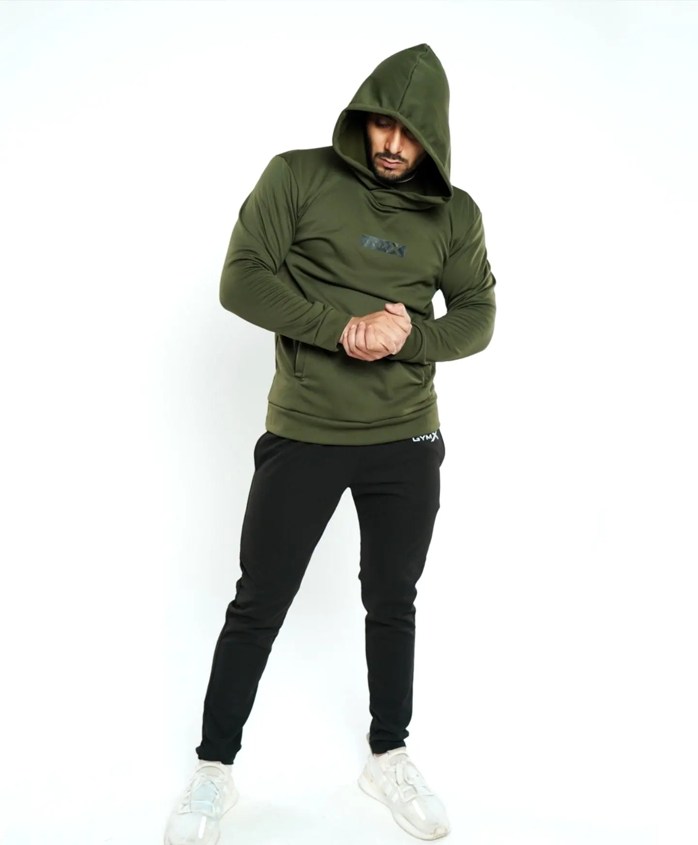 Fleece Tech Pullover- Olive Green - Sale