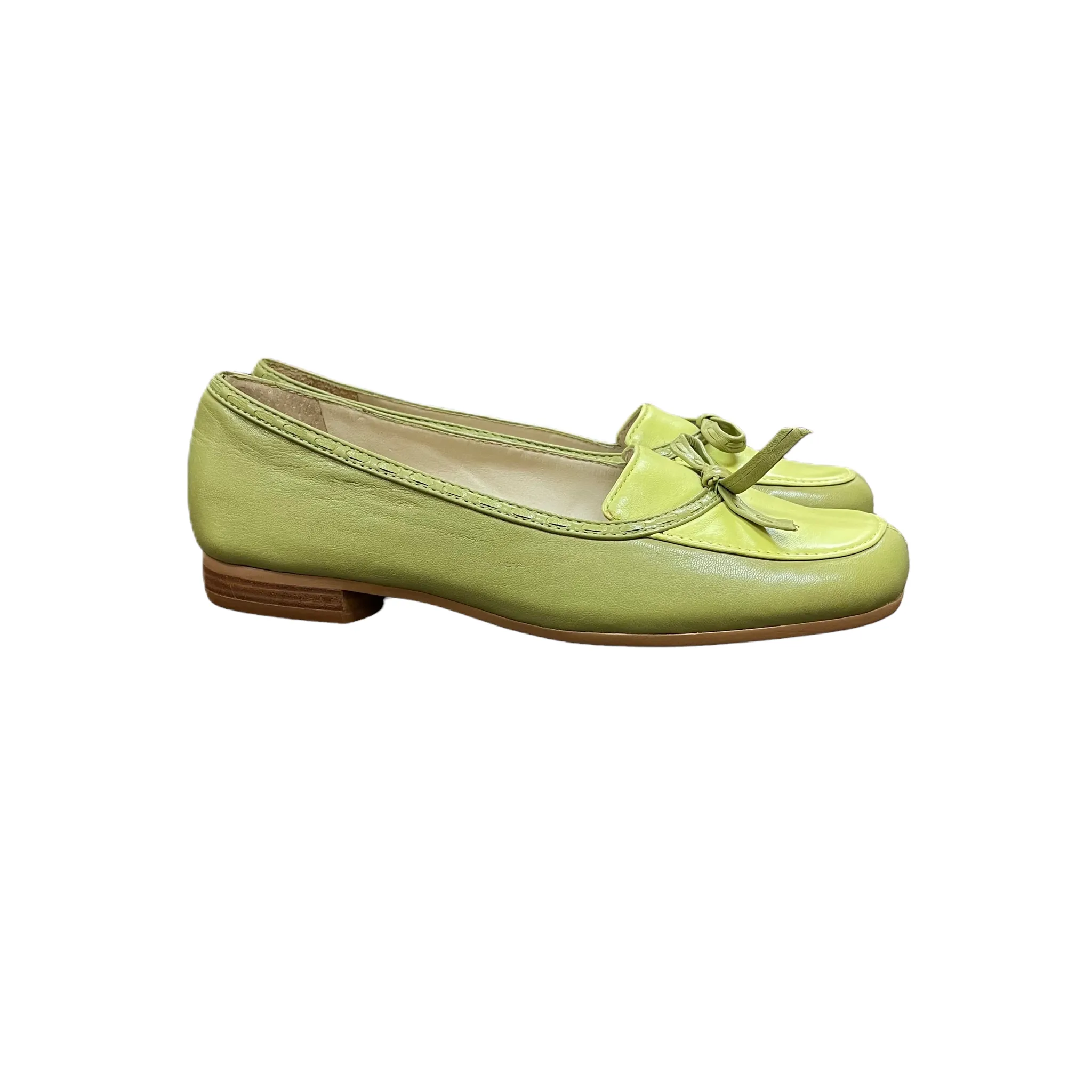 Green Shoes Flats By Antonio Melani, Size: 6