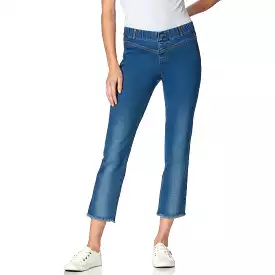 Hue denim cropped straight leg- 23451