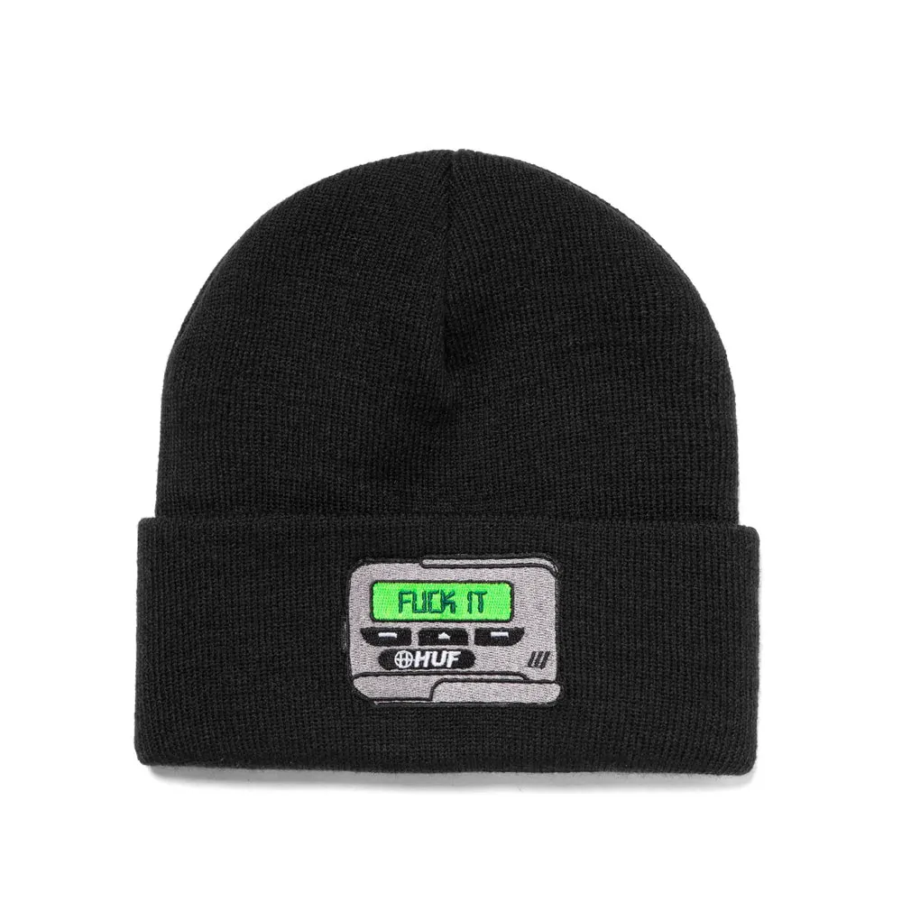 HUF HUFOROLA BEANIE // BLACK