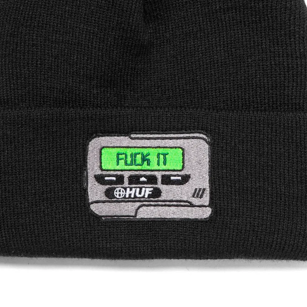 HUF HUFOROLA BEANIE // BLACK