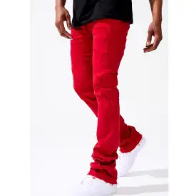 Jordan Craig Martin Stacked Tribeca Twill Pants (Red) JTF956R