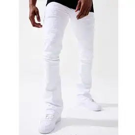 Jordan Craig Theo Stacked Tribeca Twill Denim Jean (White) JRF955R