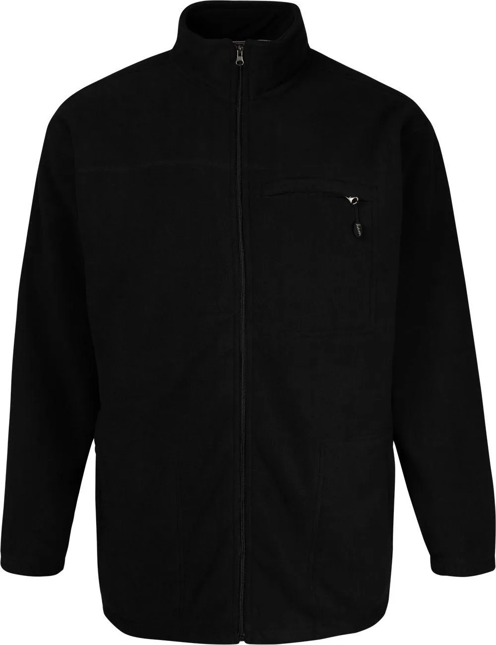 Kam Bonded Fleece Jacket - Black