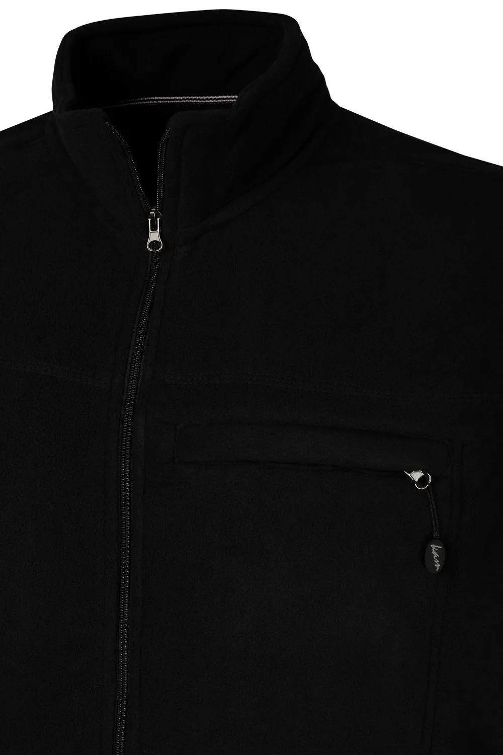 Kam Bonded Fleece Jacket - Black