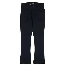 Kids Jordan Craig Martin Stacked Tribeca Twill Pants (Black) JTF956RK