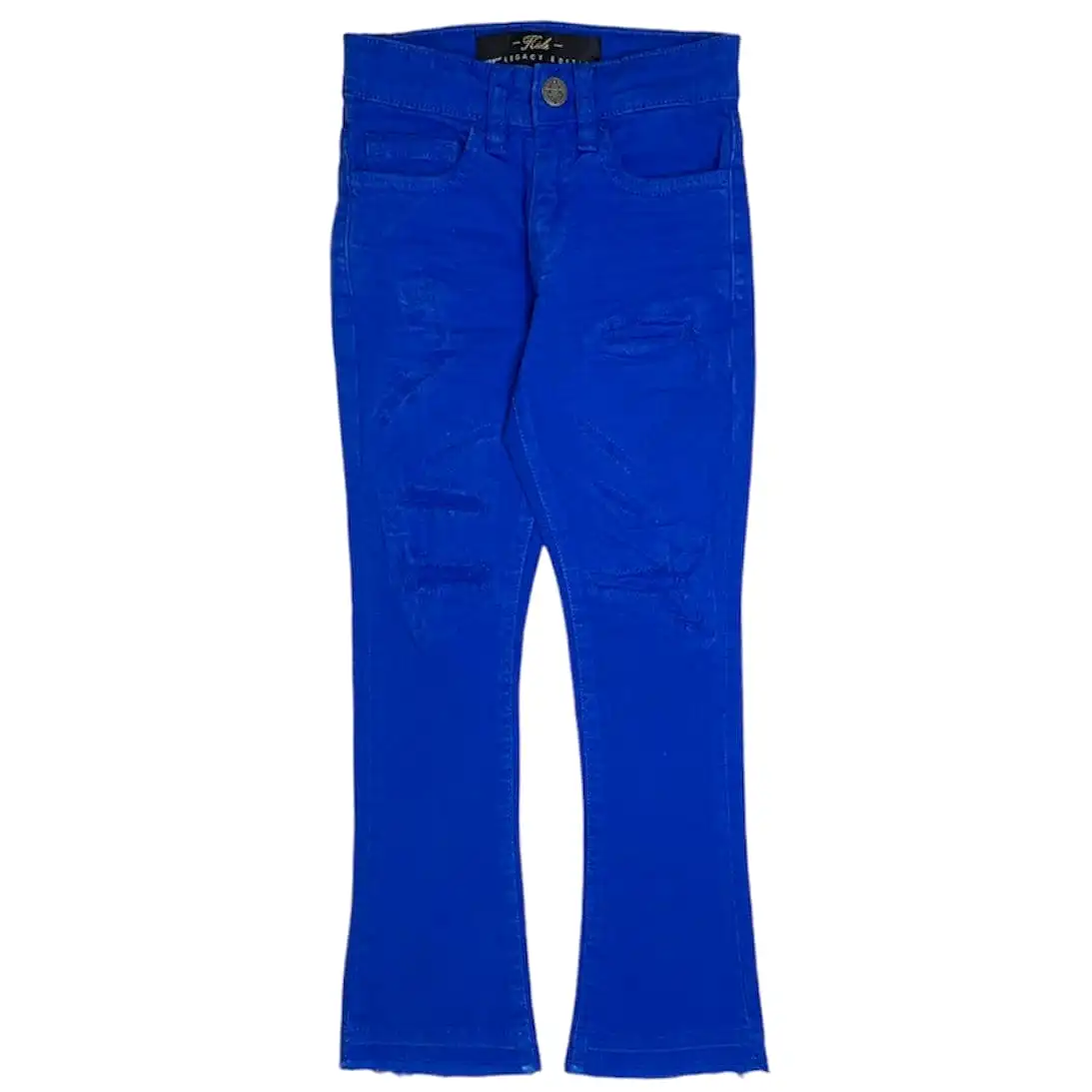 Kids Jordan Craig Martin Stacked Tribeca Twill Pants (Royal) JTF956RK