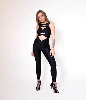 La Fitwear Jumpsuit First Meet Black