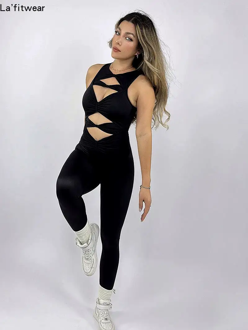 La Fitwear Jumpsuit First Meet Black