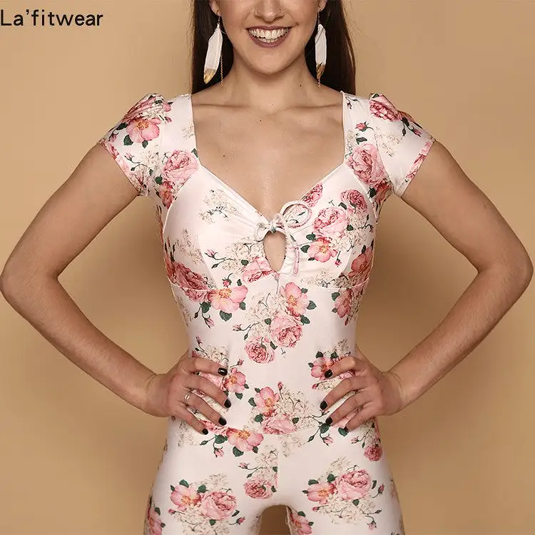 La Fitwear Jumpsuit Fresh Flower