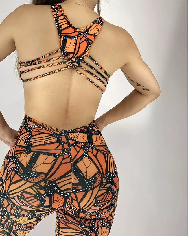 La Fitwear Jumpsuit Lana Orange