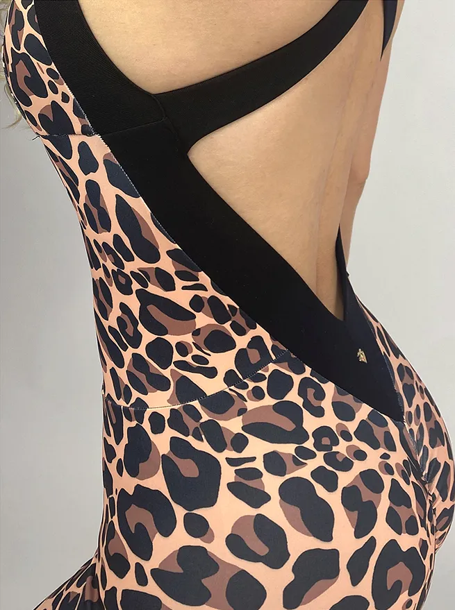 La Fitwear Jumpsuit Wild Love Leopard