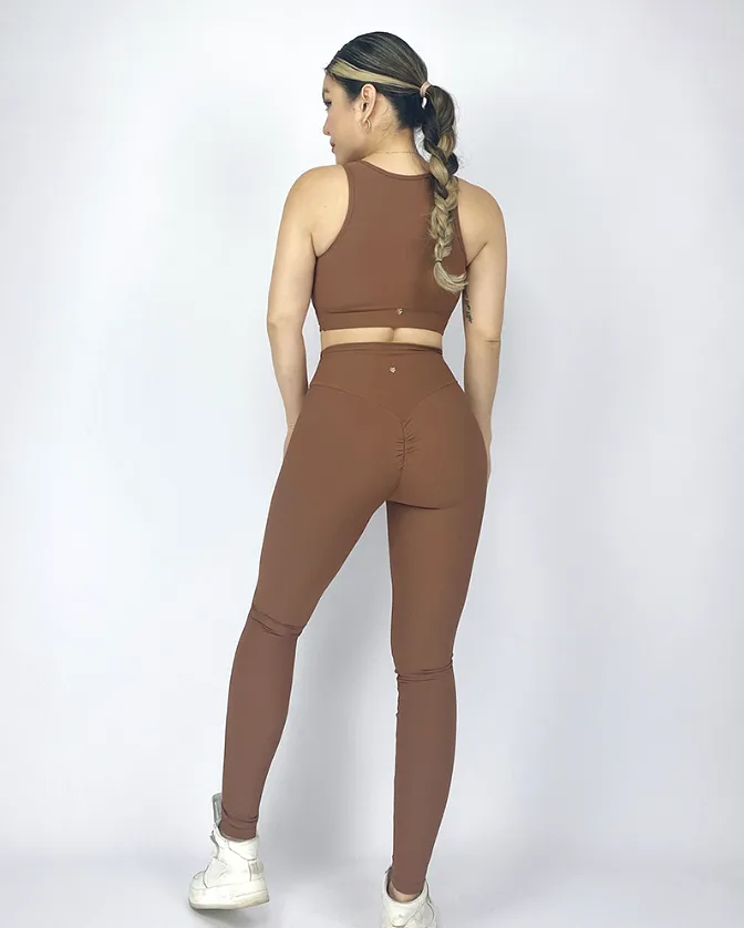 La Fitwear Legging First Meet Brown