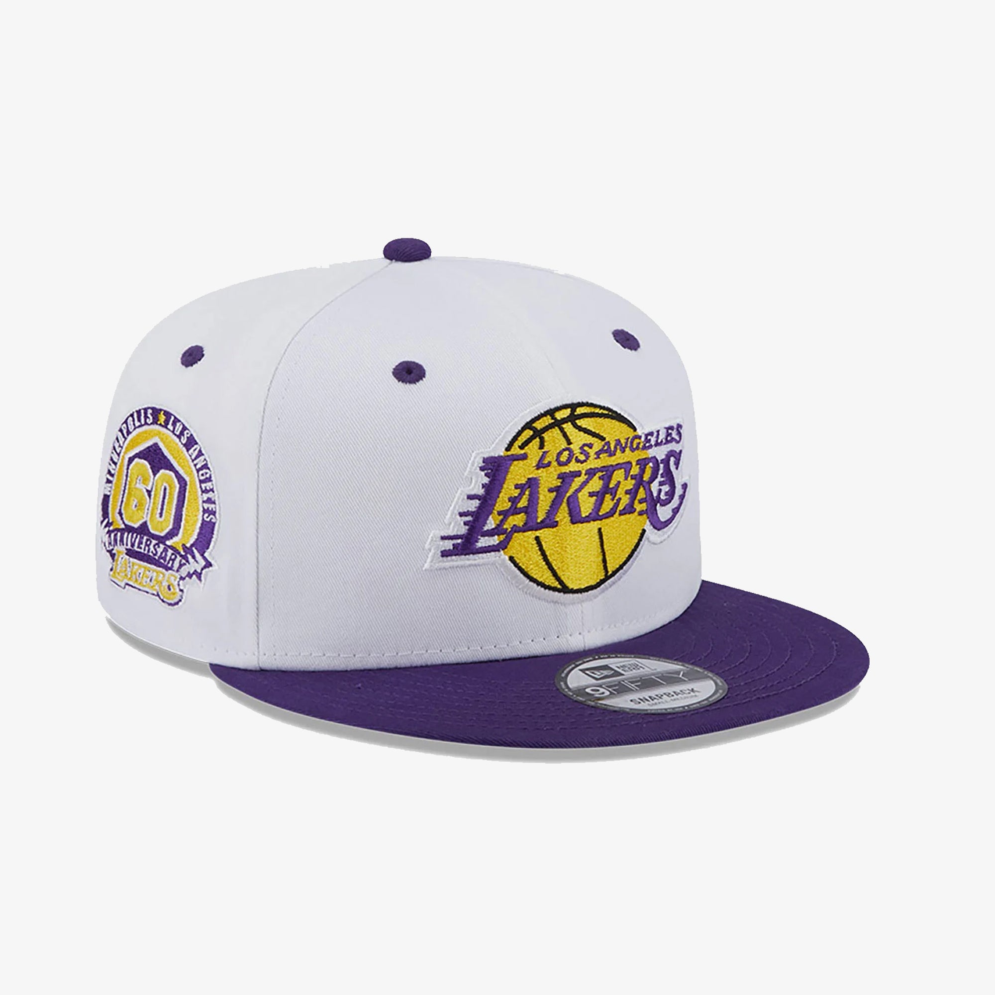 LA LAKERS WHITE CROWN PATCH WHITE 9FIFTY SNAPBACK CAP 'WHITE'