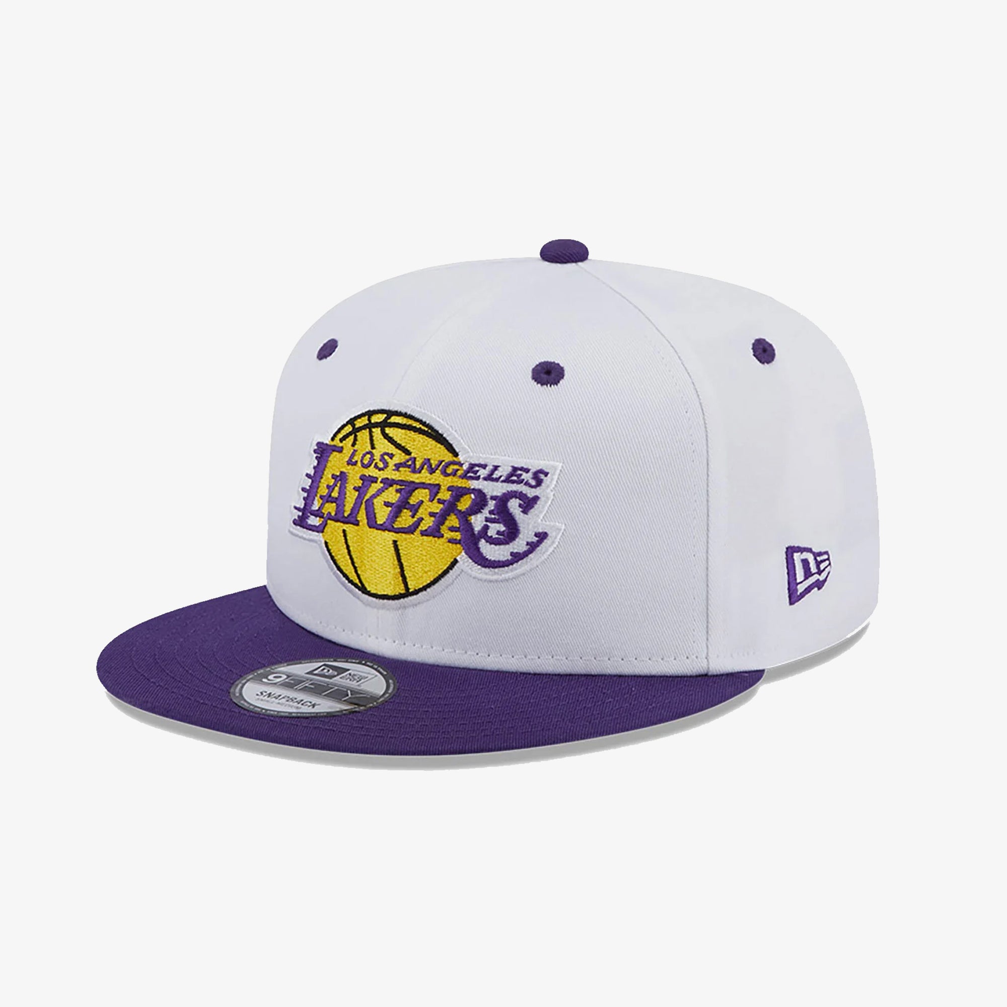 LA LAKERS WHITE CROWN PATCH WHITE 9FIFTY SNAPBACK CAP 'WHITE'