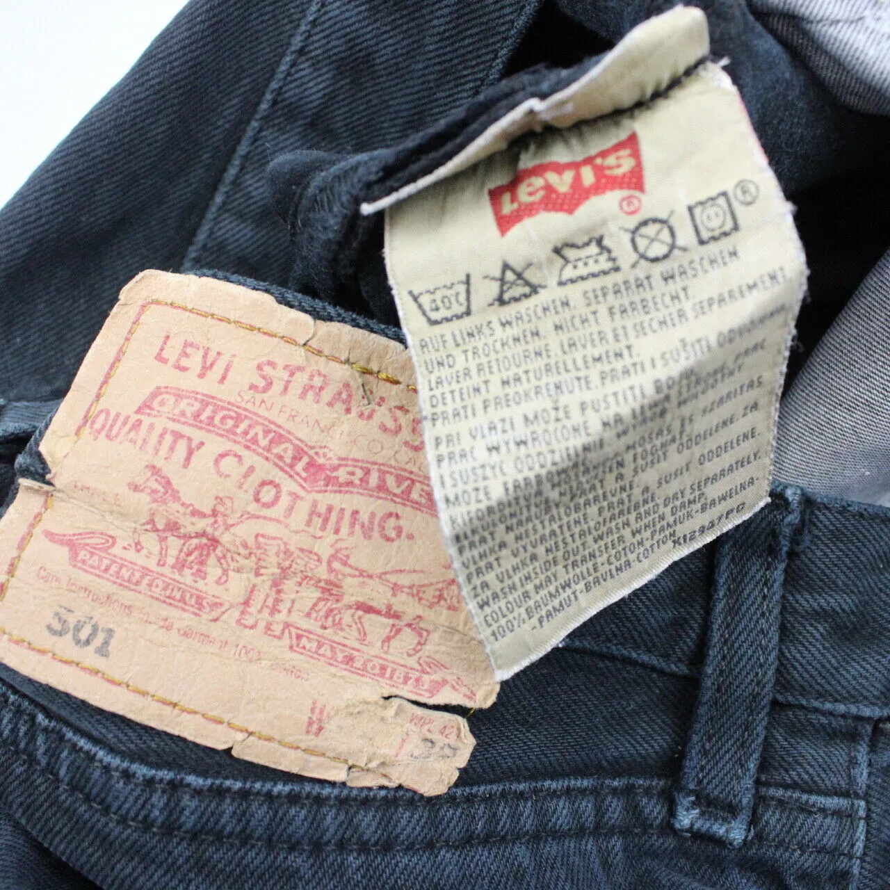 LEVIS 501 Jeans Black | W31 L32