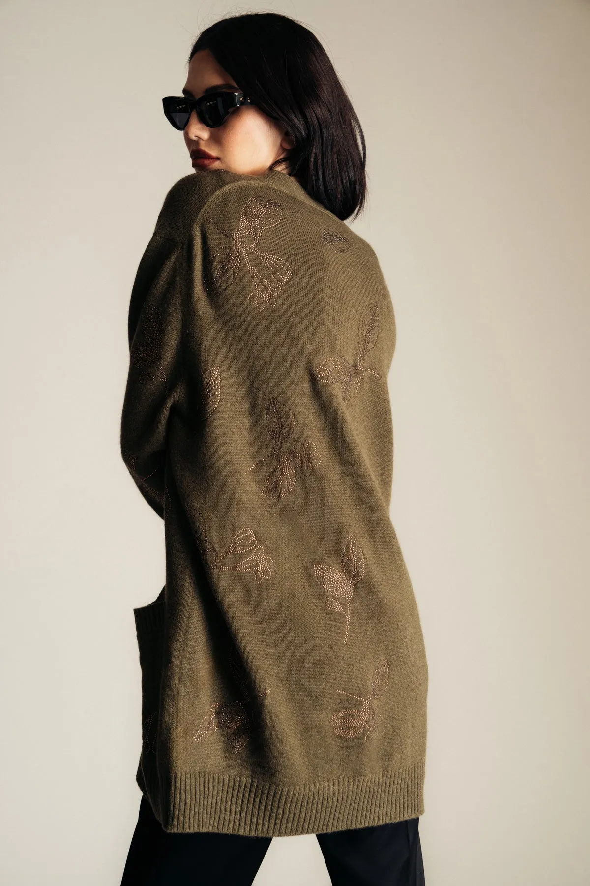 LIBERTINE | 'GOLDEN LEAVES' OVERSIZED CARDIGAN