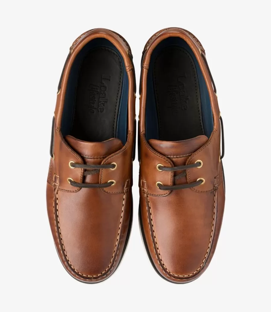 LOAKE 528  Moccasin Shoes - Cedar Calf