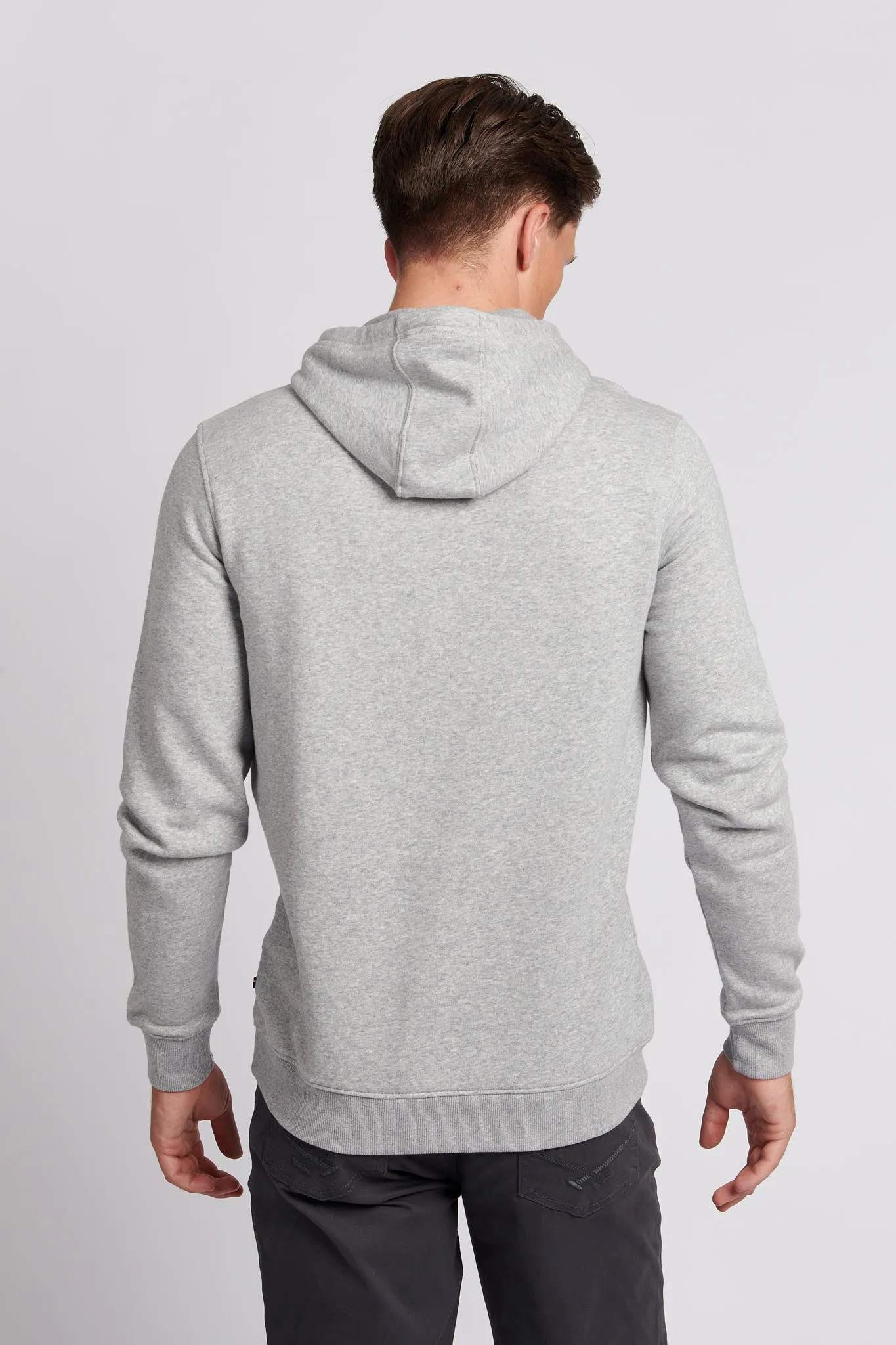 Mens Rider Hoodie in Vintage Grey Heather