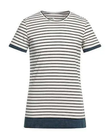 MM6 Maison Margiela  |Crew Neck Stripes Street Style Plain Cotton Short Sleeves