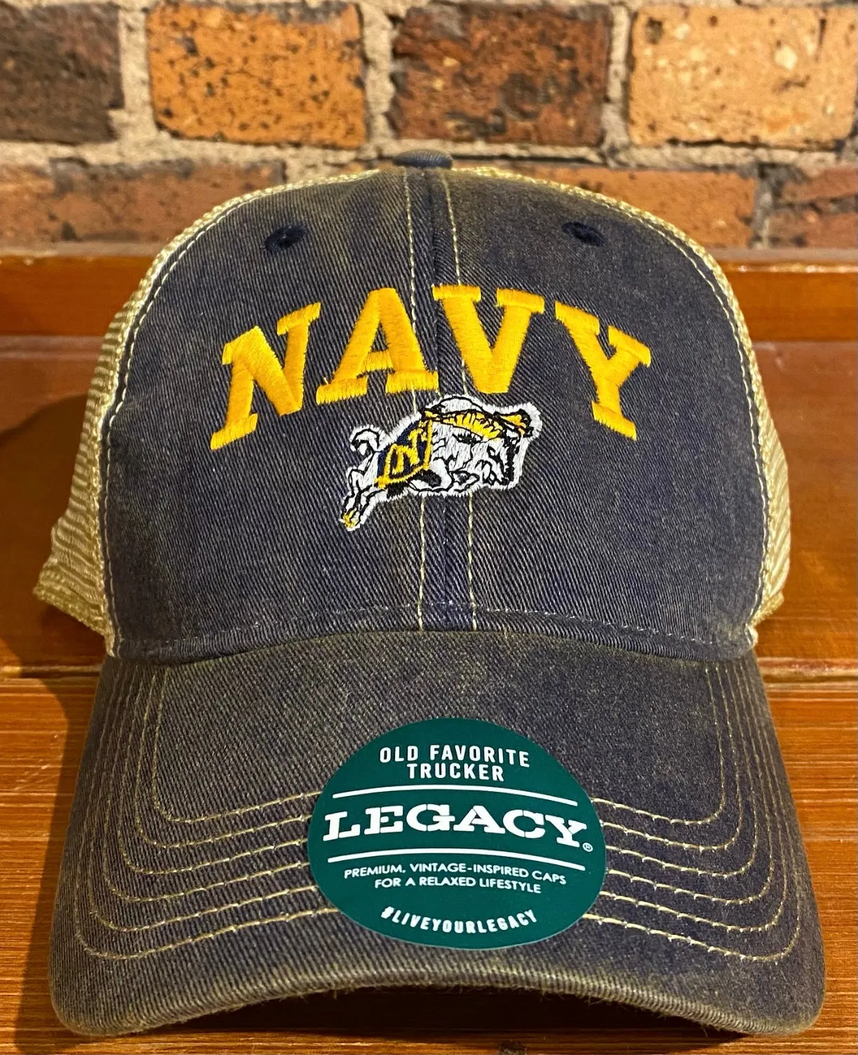 Navy Midshipmen Legacy Old Favorite Trucker Hat