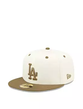 New Era LA Dodgers MLB Fitted Cap Trail Mix / White