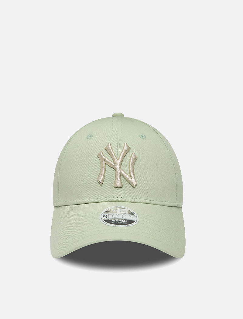 New Era New York Yankees Metallic Logo Cap Green