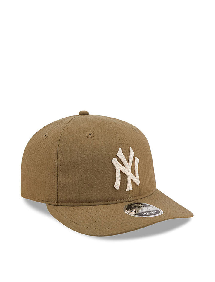 New Era Seersucker 9Fifty Cap Olive