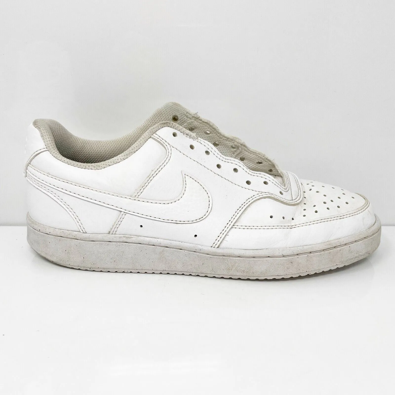 Nike Womens Court Vision Low DH3158-100 White Running Shoes Sneakers Size 9