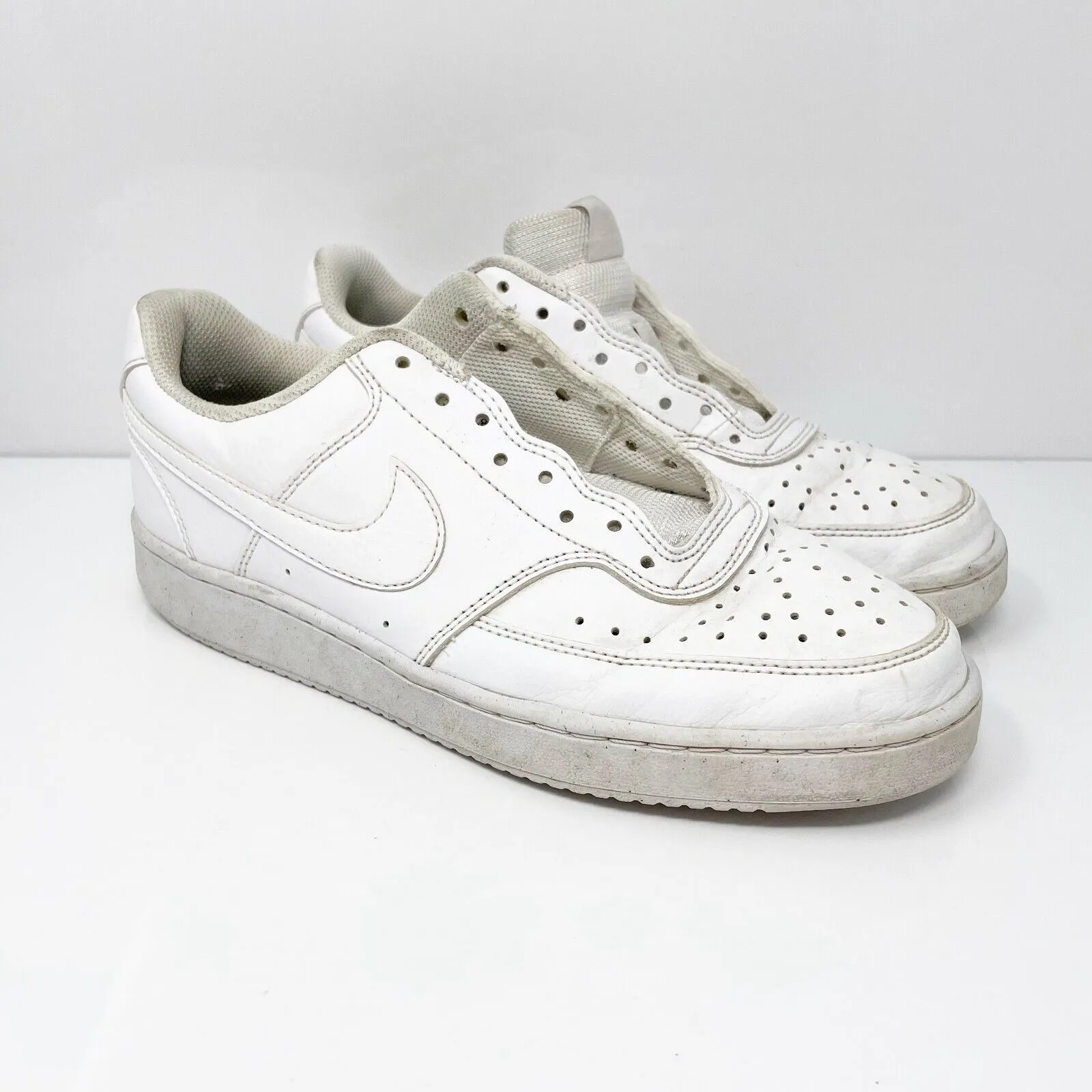 Nike Womens Court Vision Low DH3158-100 White Running Shoes Sneakers Size 9