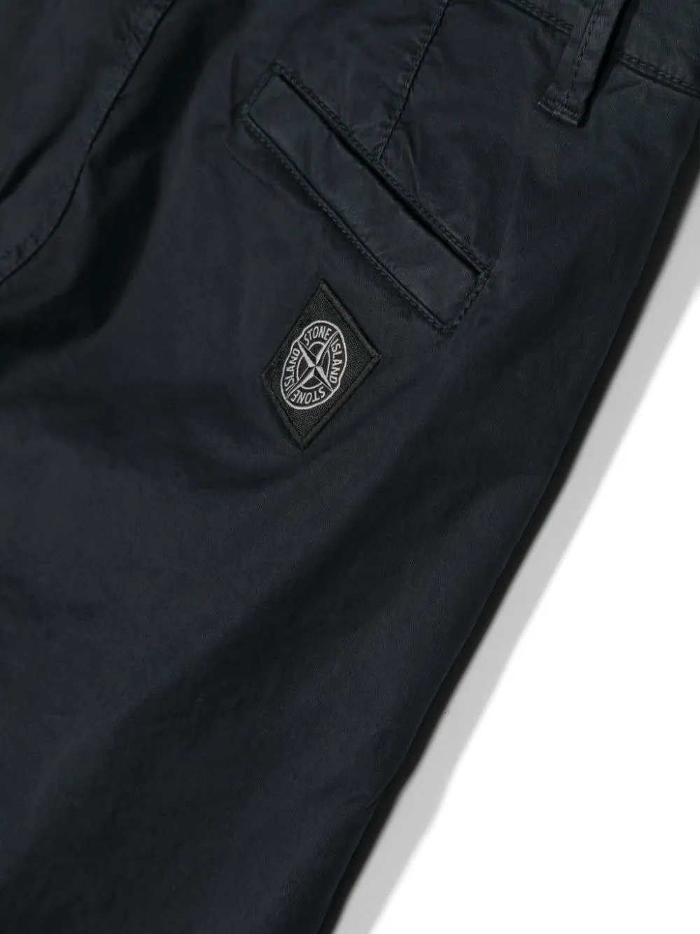 Old' Effect Chino Shorts In Navy Blue