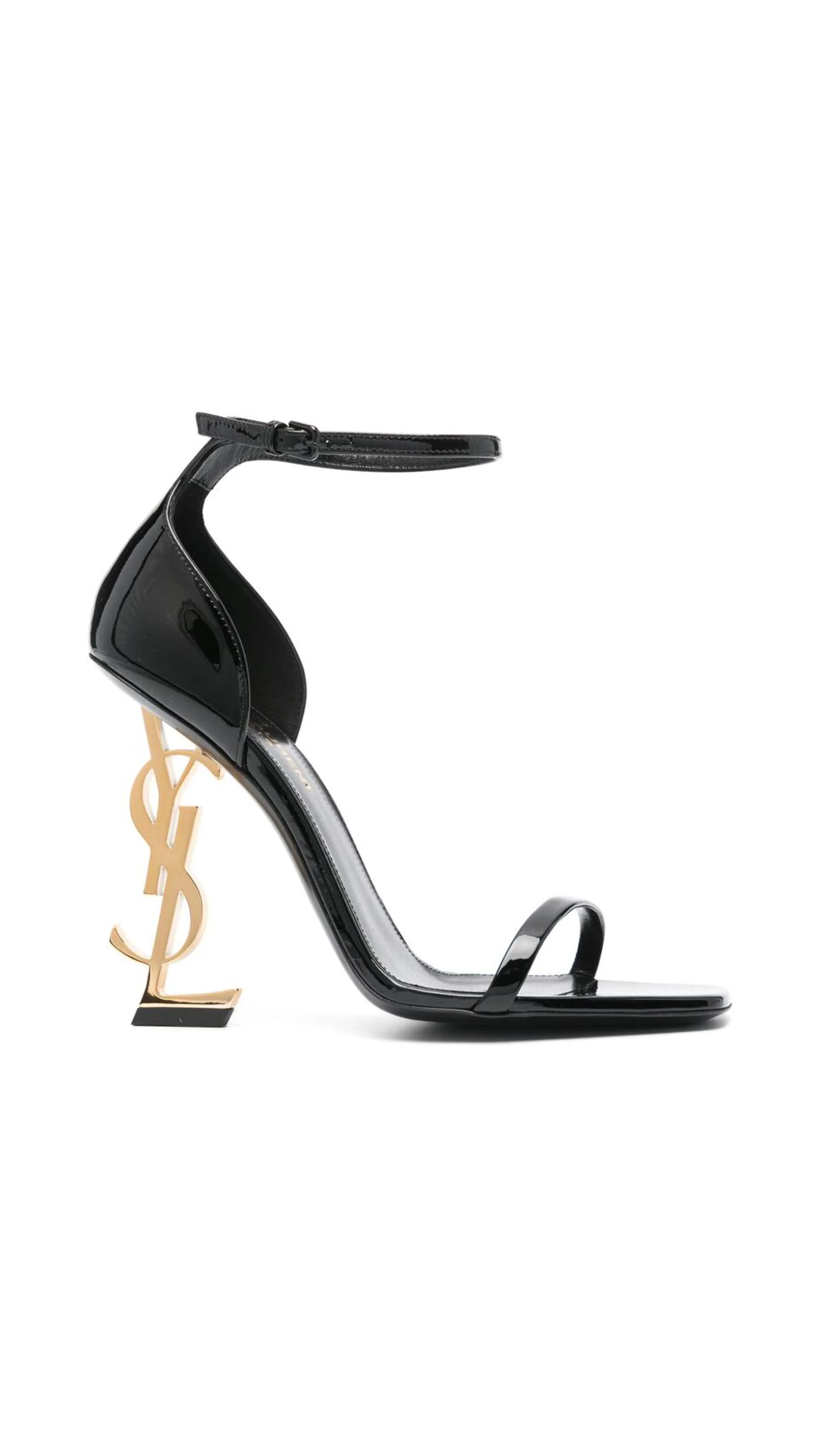 Opyum Sandals in Patent leather - Black