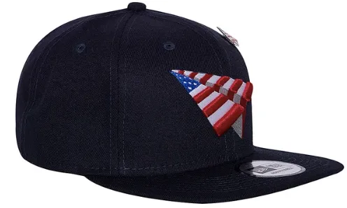 Paper Plane - American Dream Crown Old School Snapback - Navy