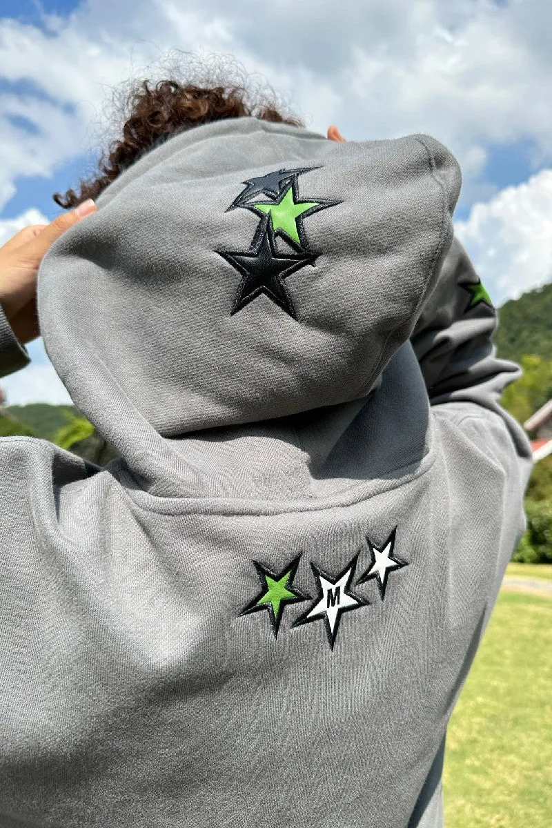 Patches Stars Logo Hoodie