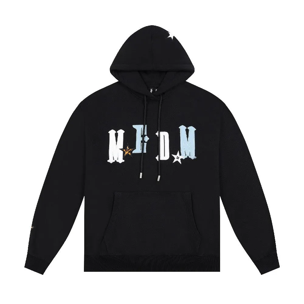 Patches Stars Logo Hoodie