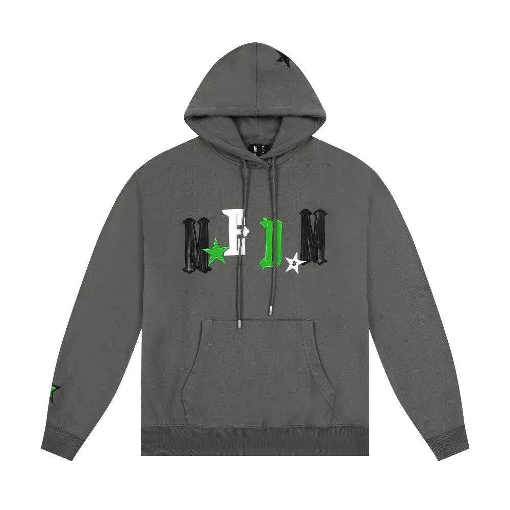 Patches Stars Logo Hoodie