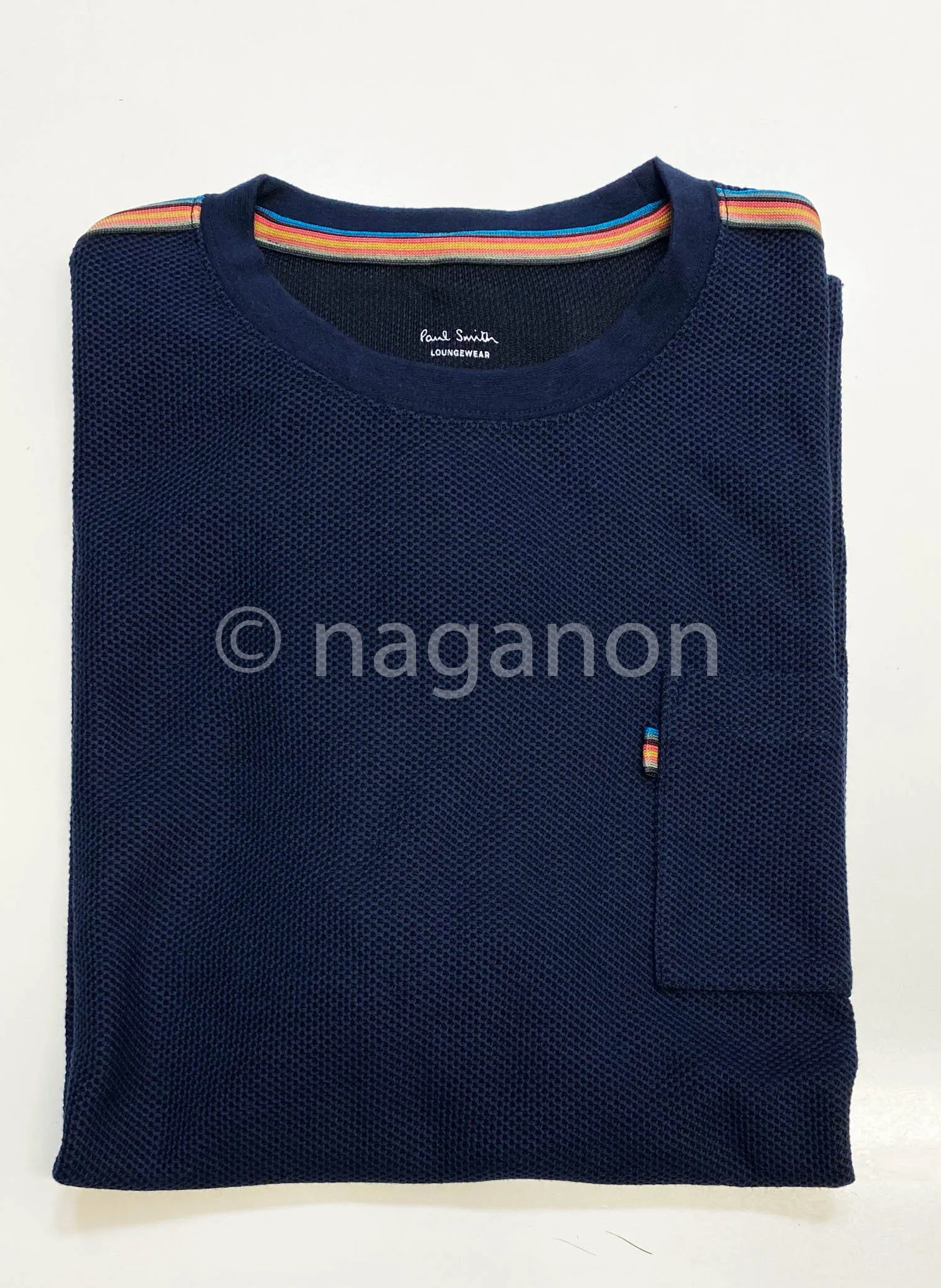 Paul Smith  |Crew Neck Stripes Cotton Short Sleeves Logo