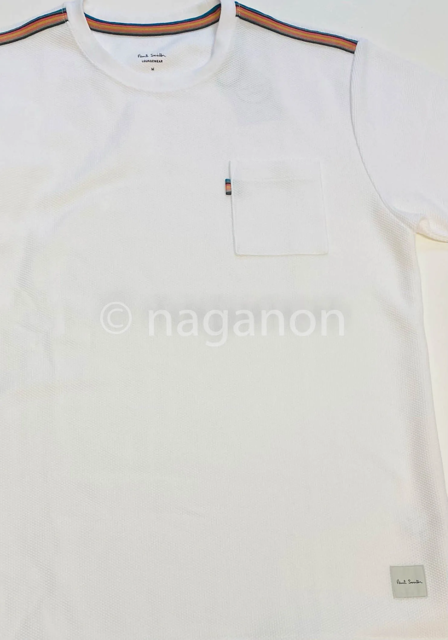 Paul Smith  |Crew Neck Stripes Cotton Short Sleeves Logo