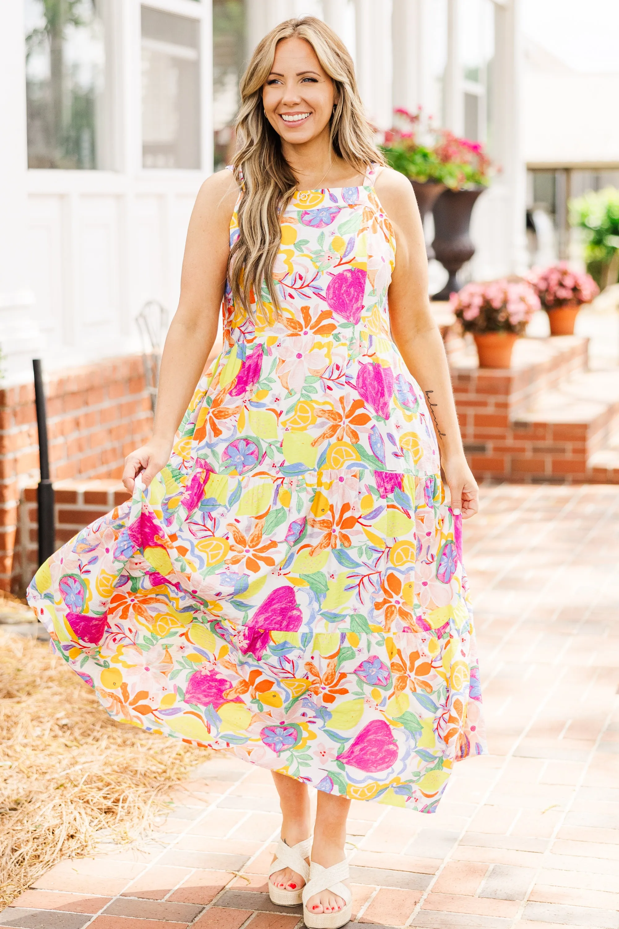 Peaceful Melody Dress, Fruit Medley