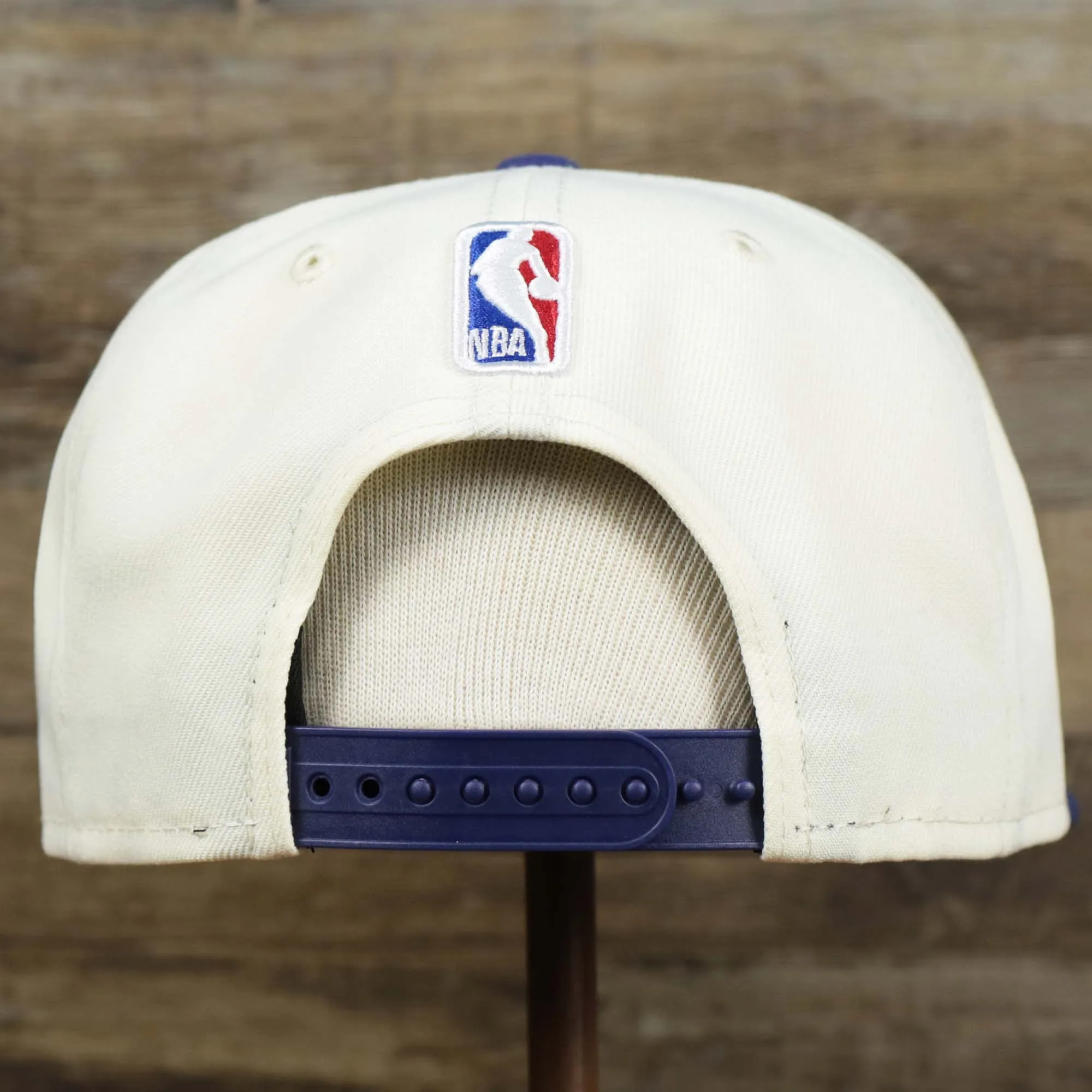 Phoenix Suns NBA 2022 Draft Gray Bottom 9Fifty Snapback | New Era Cream/Purple