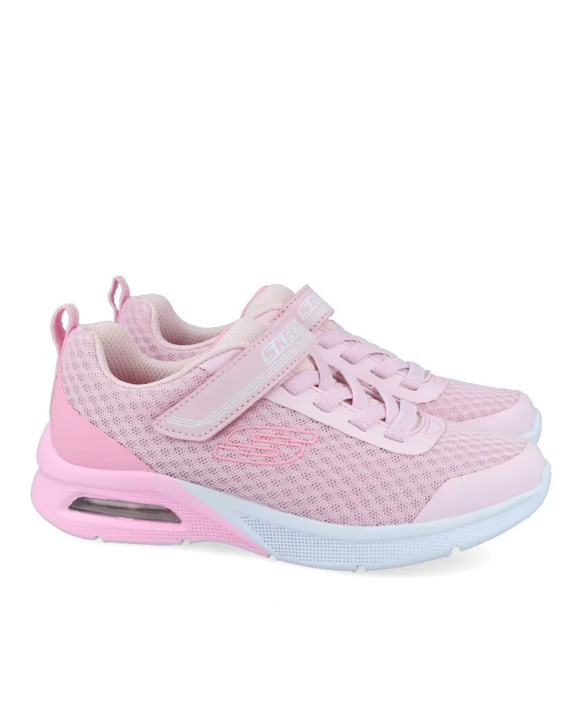 Pink shoe girl Skechers Microspec Max 302343