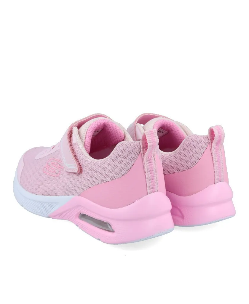 Pink shoe girl Skechers Microspec Max 302343