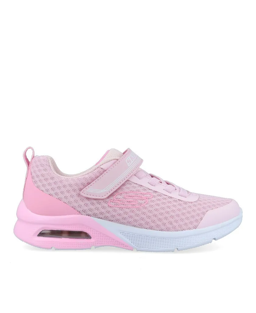 Pink shoe girl Skechers Microspec Max 302343