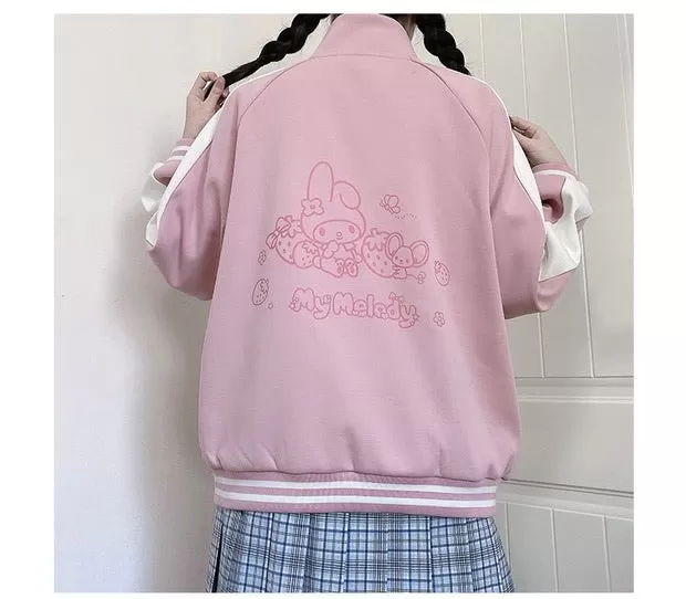 Pre-order sanrio collaboration extra fleece sportswear jacket