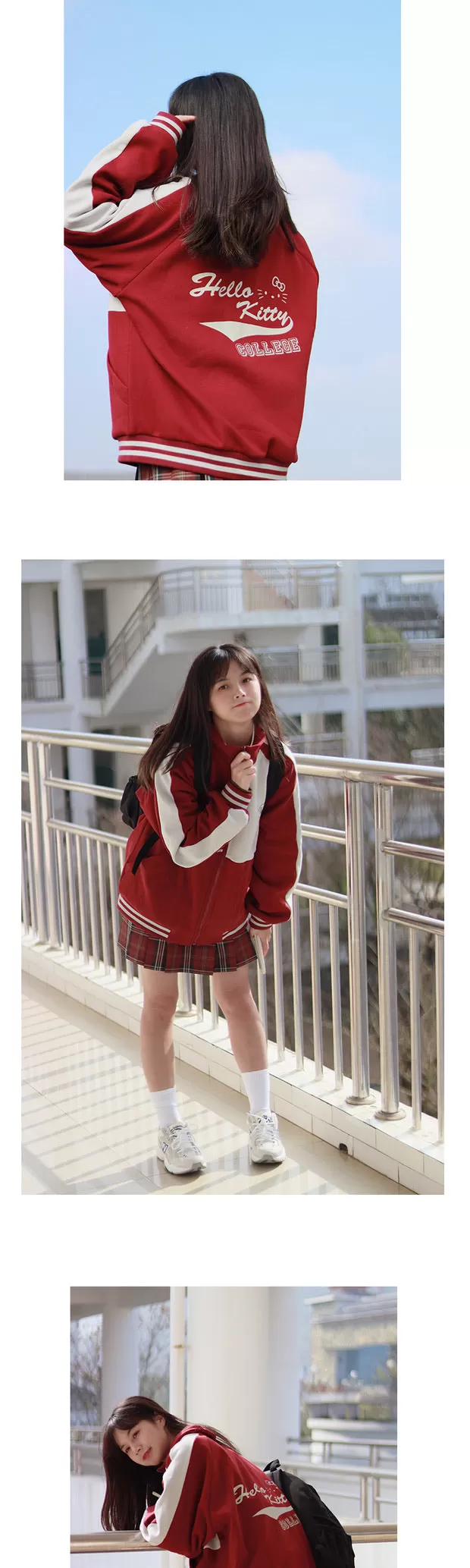 Pre-order sanrio collaboration extra fleece sportswear jacket