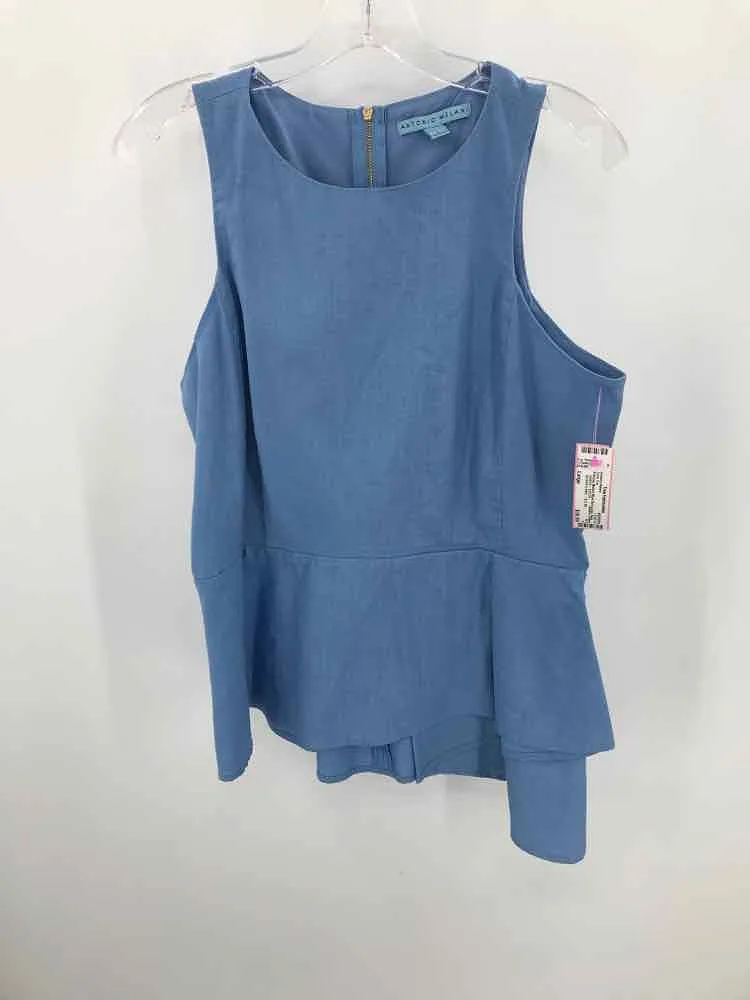 Pre-Owned Antonio Melani Blue Size Large Tank Top