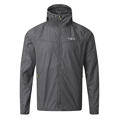 Rab Men's Vital Windshell Hoody for Hiking, Climbing, and Mountaineering