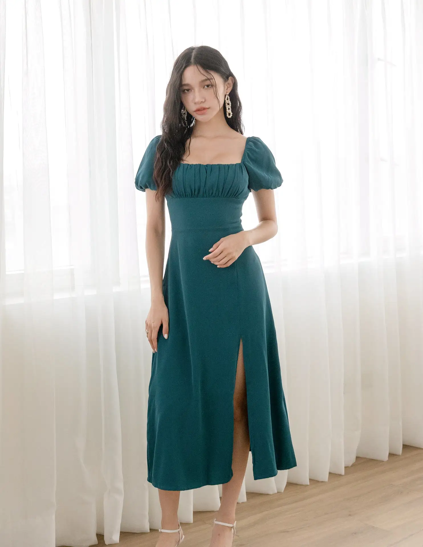 Rosalina Dress in Teal