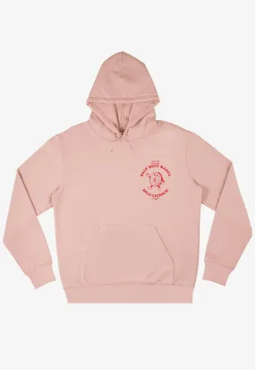 Salt Beef Bagel Hoodie in Peach