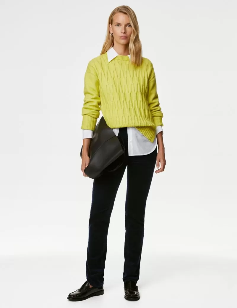 Sienna Corduroy Straight Leg Trousers